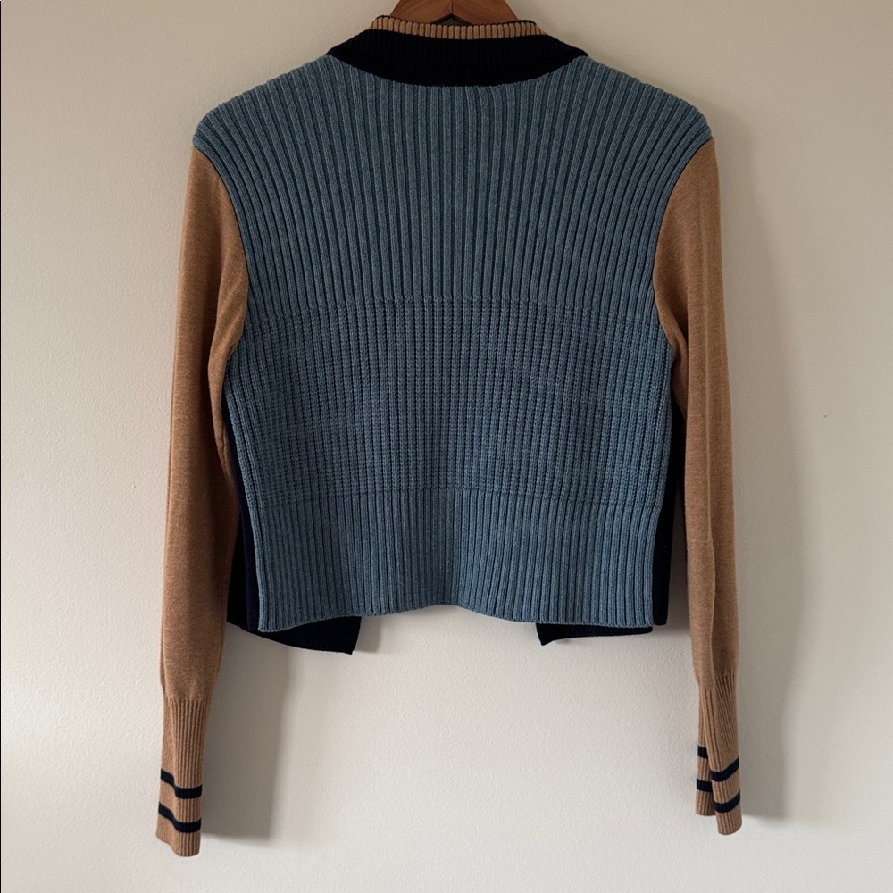 CAbi 3703 Turn Back‎ Color-block Cardigan Size Medium - Picture 10 of 11